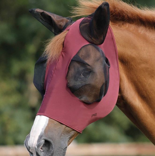 Hovedbilde PE Comfort Tech Lycra Fly Mask Wine