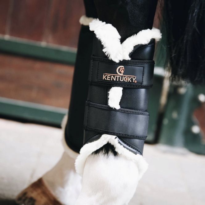 Hovedbilde Kentucky Leather Turnout Boots Back Black