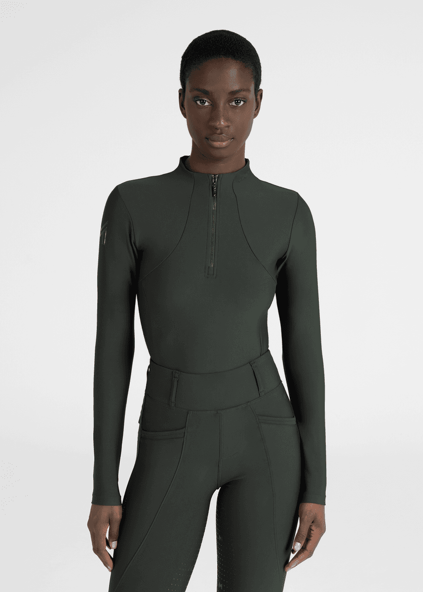 Maximilian Long Sleeve Base Layer Hunter Green