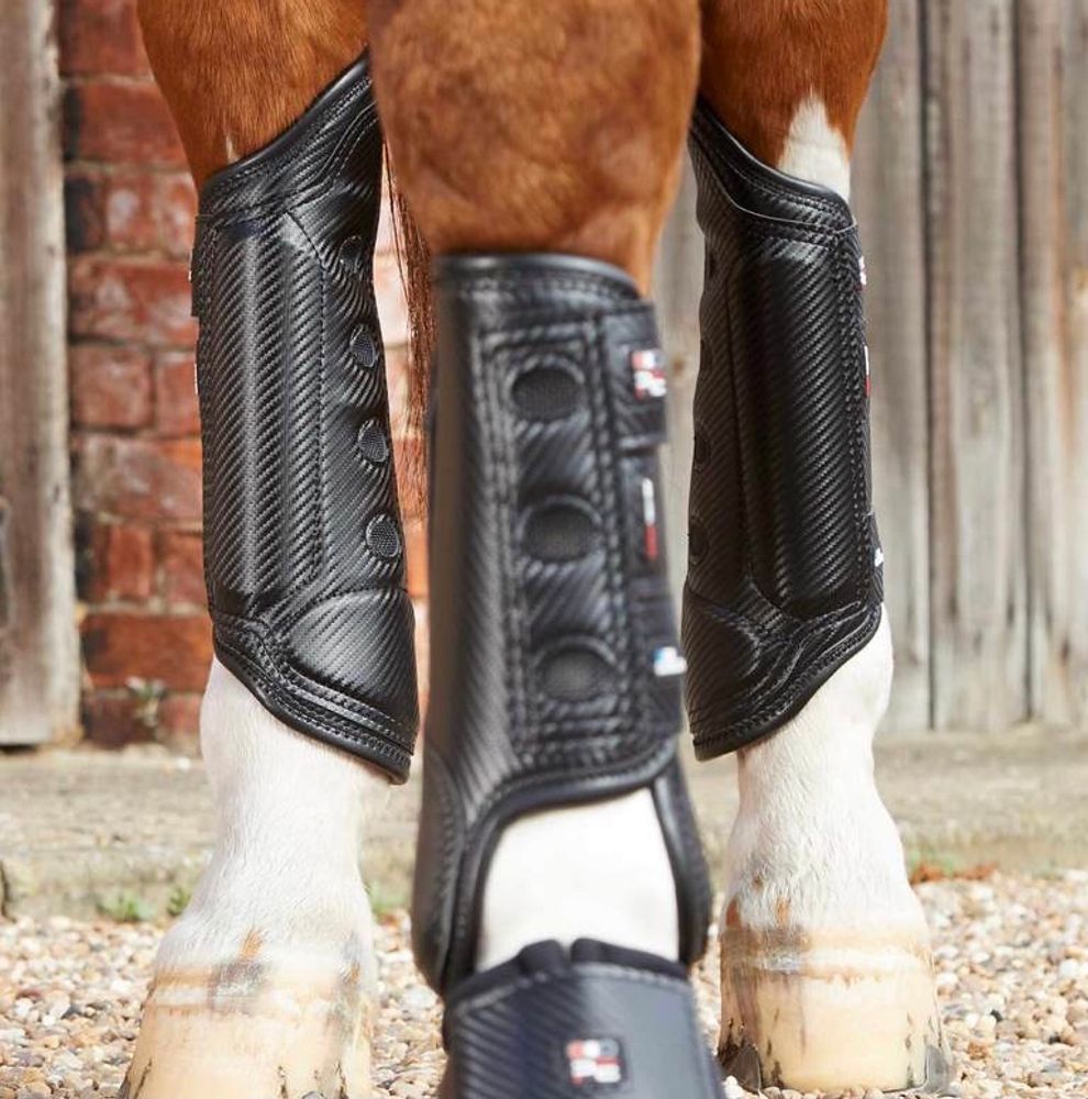 Premier Equine Carbon Tech Air Cooled Eventing Boots Hind Black 