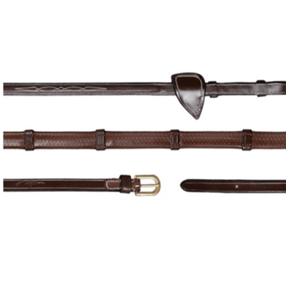 Dy’on D Collection Rubber Reins w/Loops 13mm