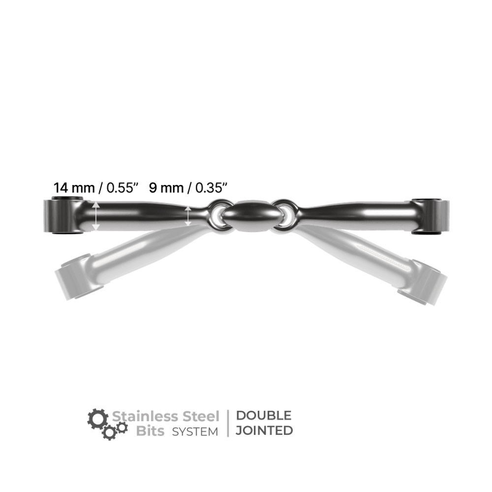 Winderen Double Jointed Stainless  Steel - Munnstykke