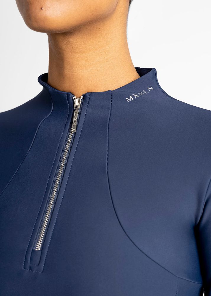 Maximilian Long Sleeve Base Layer Navy