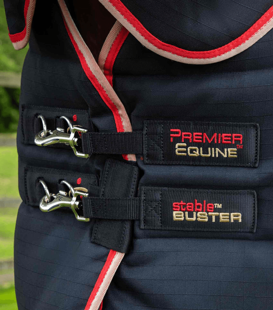 Premier Equine Stable Buster Rug 450g Black