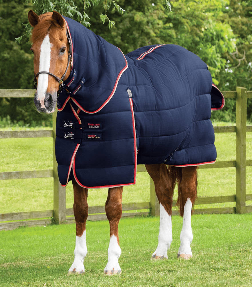 Premier Equine Stable Buster Rug 450g Navy