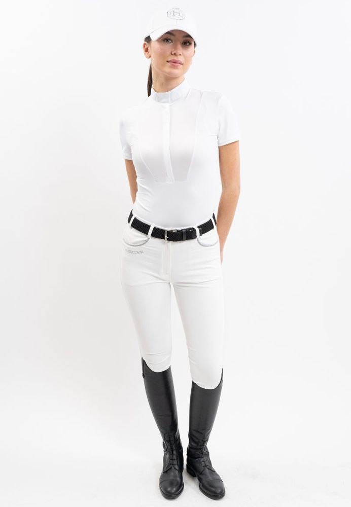 Harcour Shine Competition Polo White