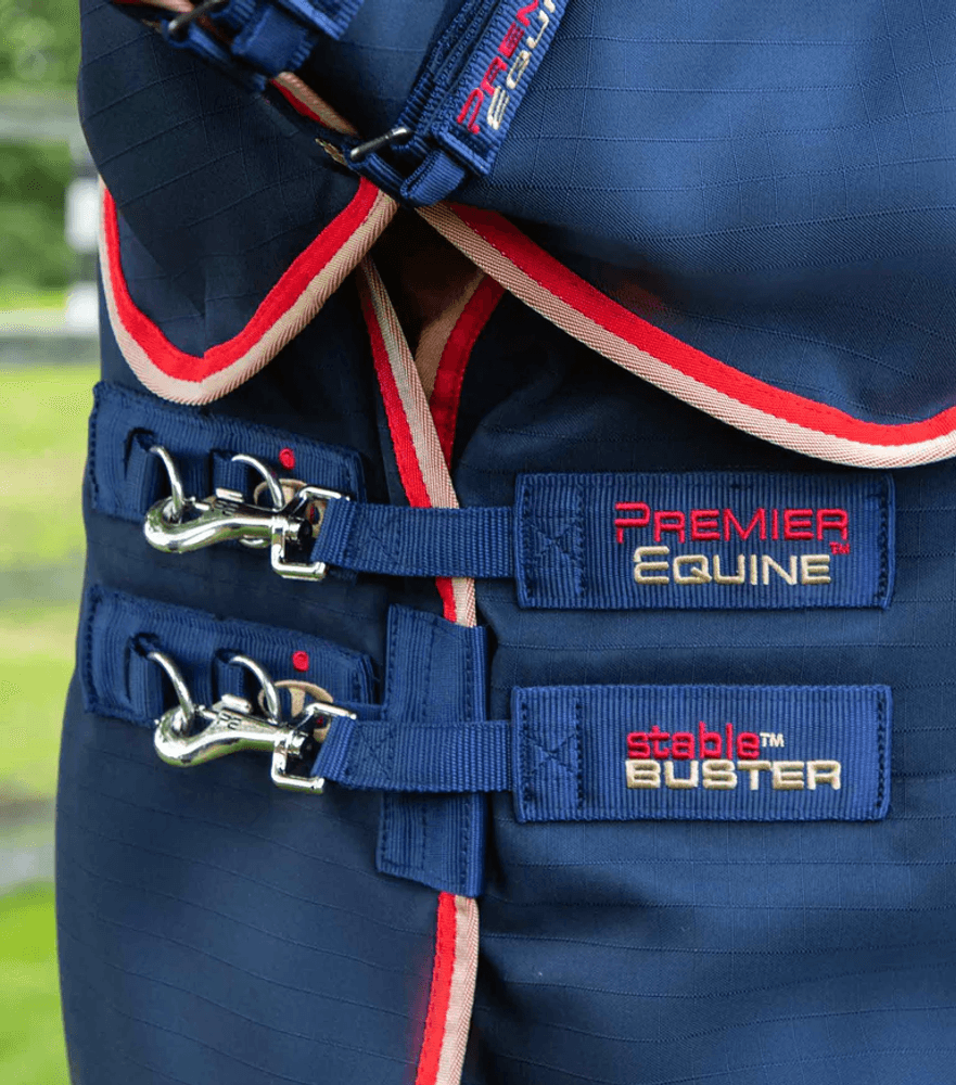 Premier Equine Stable Buster Rug 450g Navy